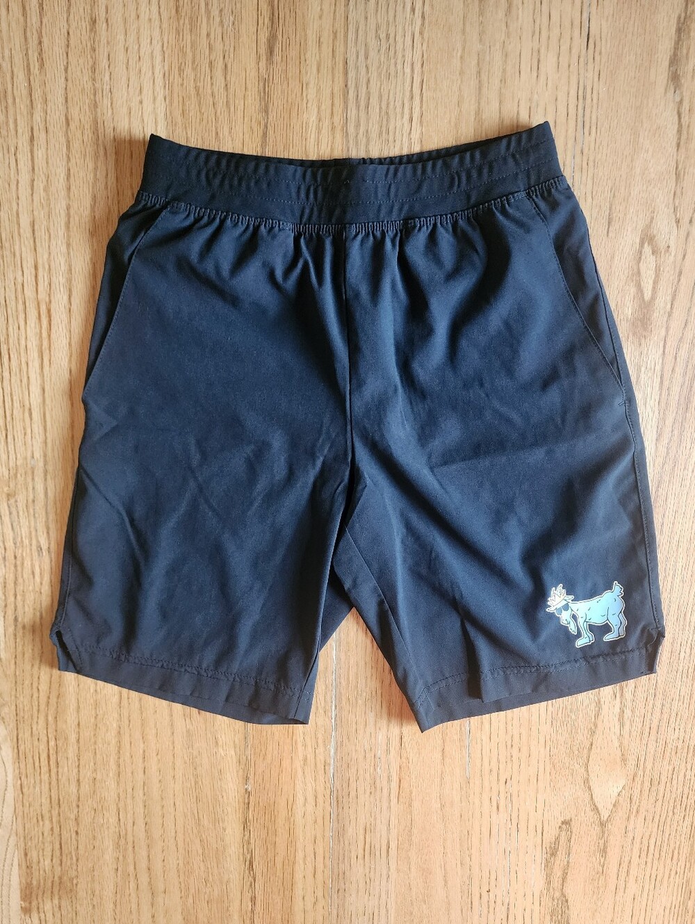 GOAT USA Boy's Black Athletic Activewear Shorts Medium M
